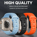 Durable Soft Silicone Watch Band for Apple Watch