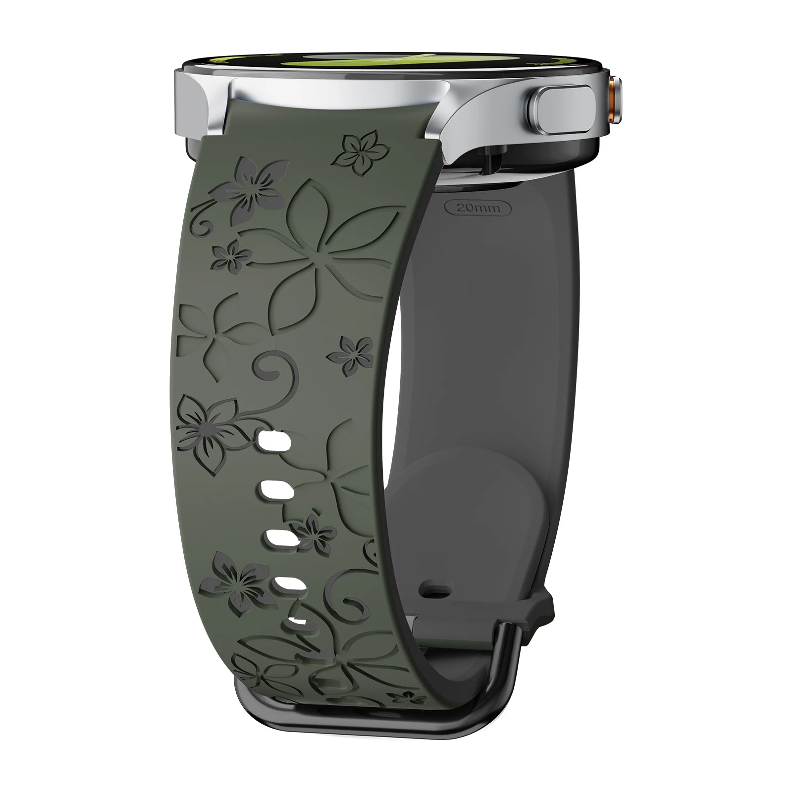 Engraved Silicone Sport Band for Samsung Galaxy Watch 7