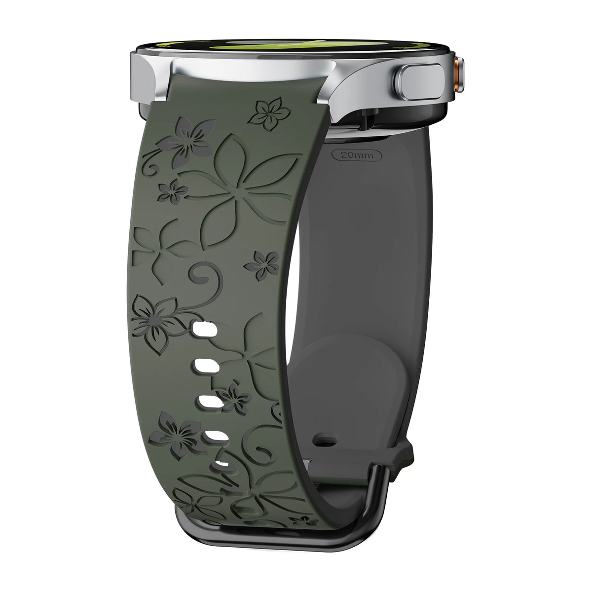 Engraved Silicone Sport Band for Samsung Galaxy Watch 7