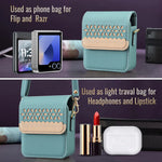Luxury Embossed Small Flower Leather Bag Case with Long Lanyard for Samsung Galaxy Z Flip 6