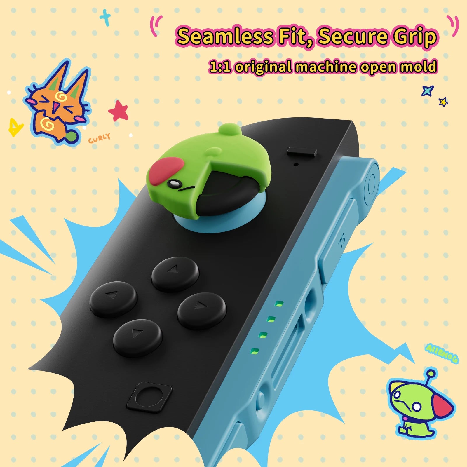4-Pack Thumb Stick Covers for Nintendo Switch 2 (2025) Joy-Con