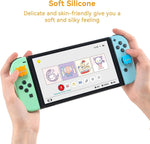 Cute Sleepy Octopus Silicone Joystick Caps for Nintendo Switch