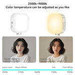 TELESIN Magnetic Clip-On Selfie Ring Light