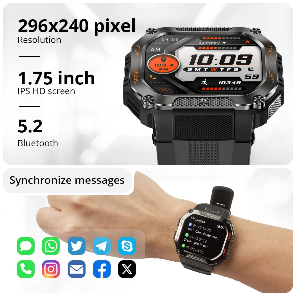 COLMI P85 Rugged Outdoor Smartwatch