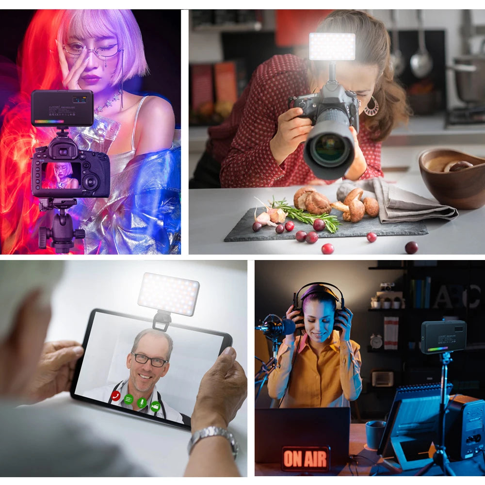 LUXCEO V10 PRO Portable RGB LED Video Panel Light