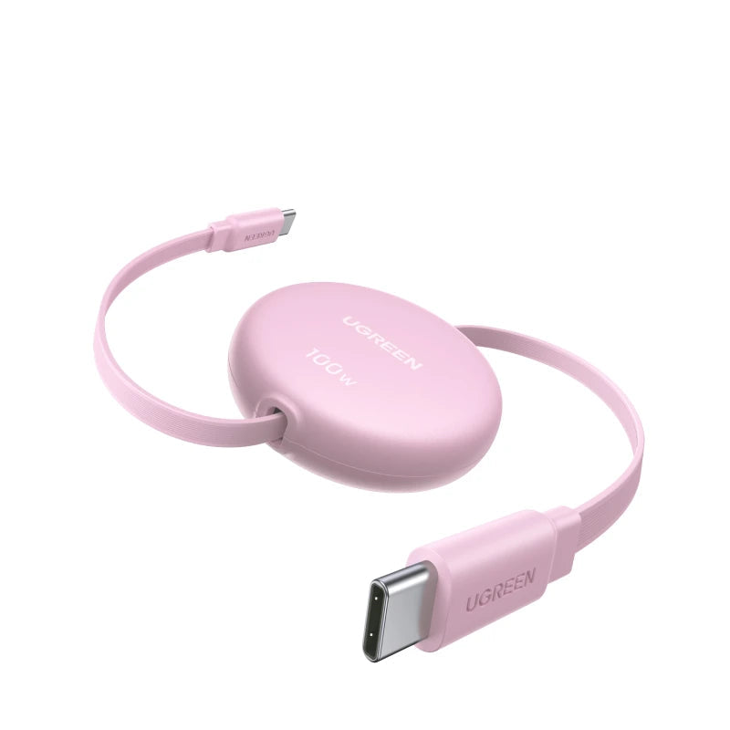 UGREEN 100W USB-C to USB-C PD Retractable Fast Charging Cable