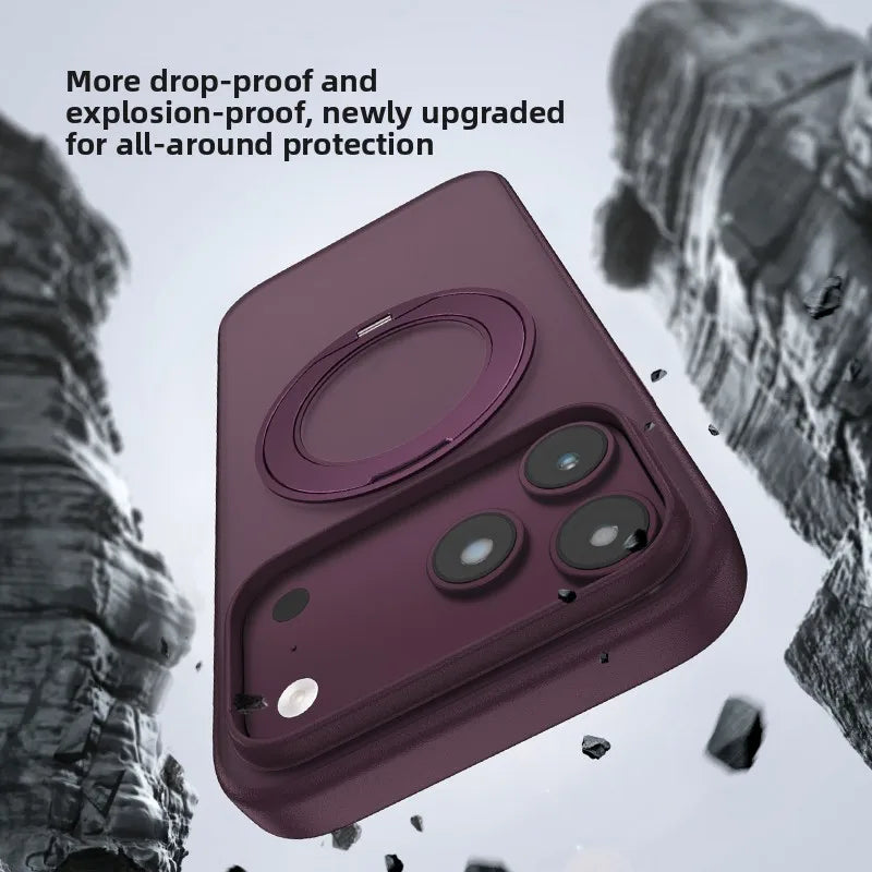 Shockproof MagSafe Case with 360° Rotatable Kickstand for iPhone 18 Series