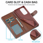 Premium Leather Flip Wallet Case for Samsung Galaxy S25 Series