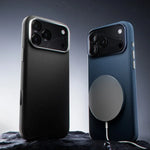 Luxury Leather MagSafe Case with Metal Camera Guard for iPhone 17 Series