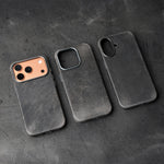 Premium Scars Pull-Up Leather MagSafe Case for iPhone 17 Series