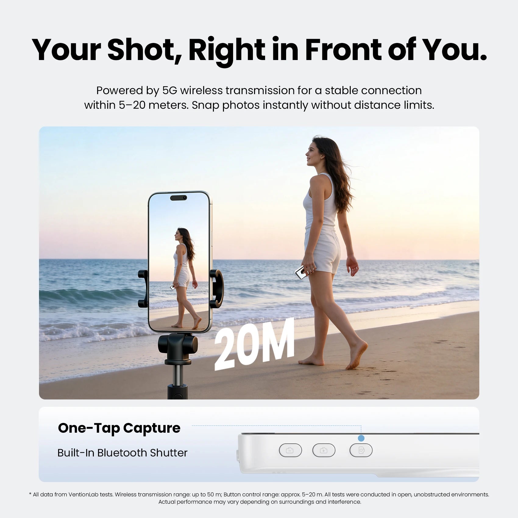 Vention Magnetic Rear Camera Selfie Screen Monitor