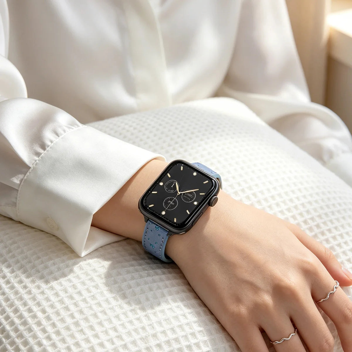 Slim Leather Strap for Apple Watch