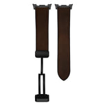 Hybrid Leather Silicone Bracelet for Samsung Galaxy Watch 8 / Galaxy Watch 8 Classic