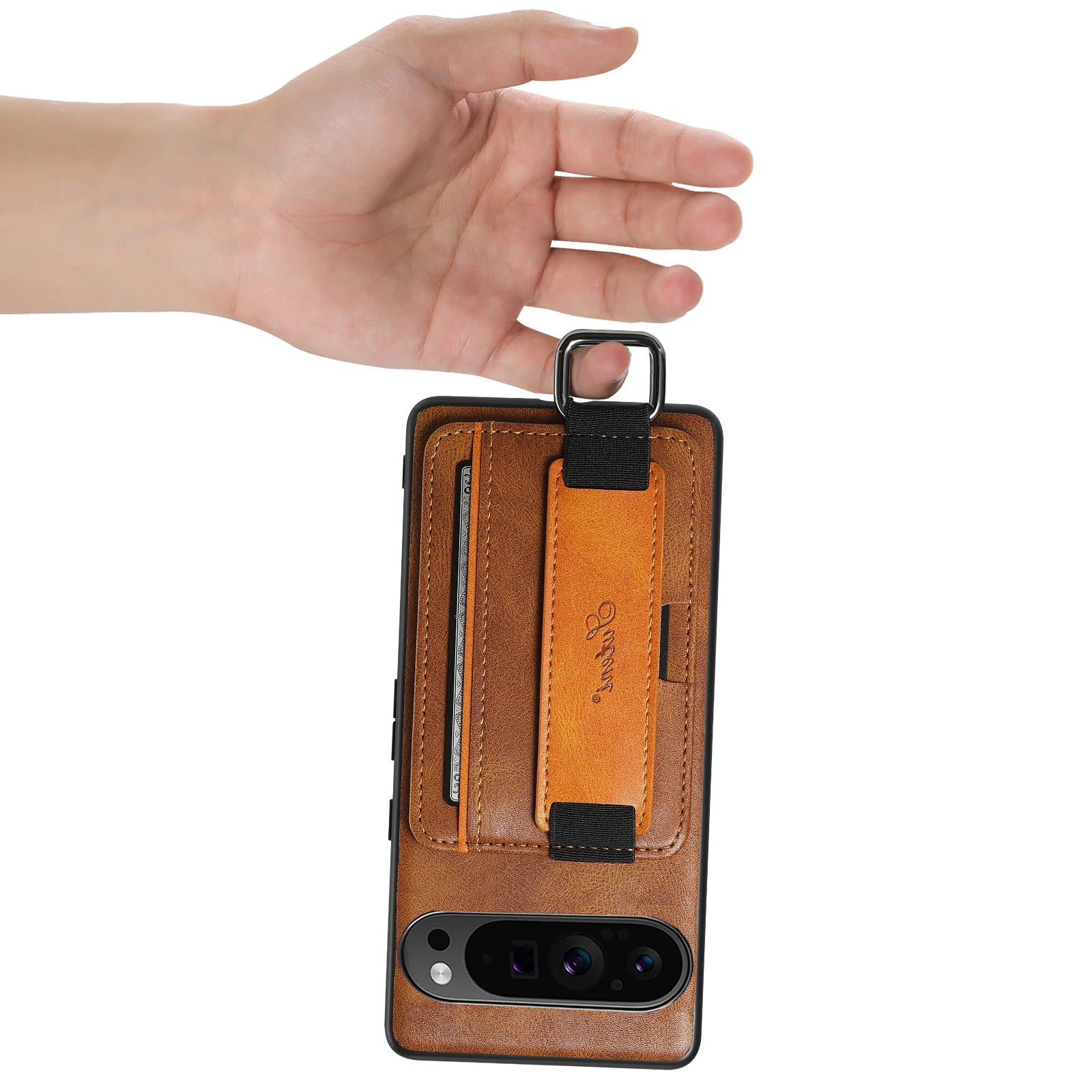 Google Pixel 10 Series Protective Wallet Case with Wristband