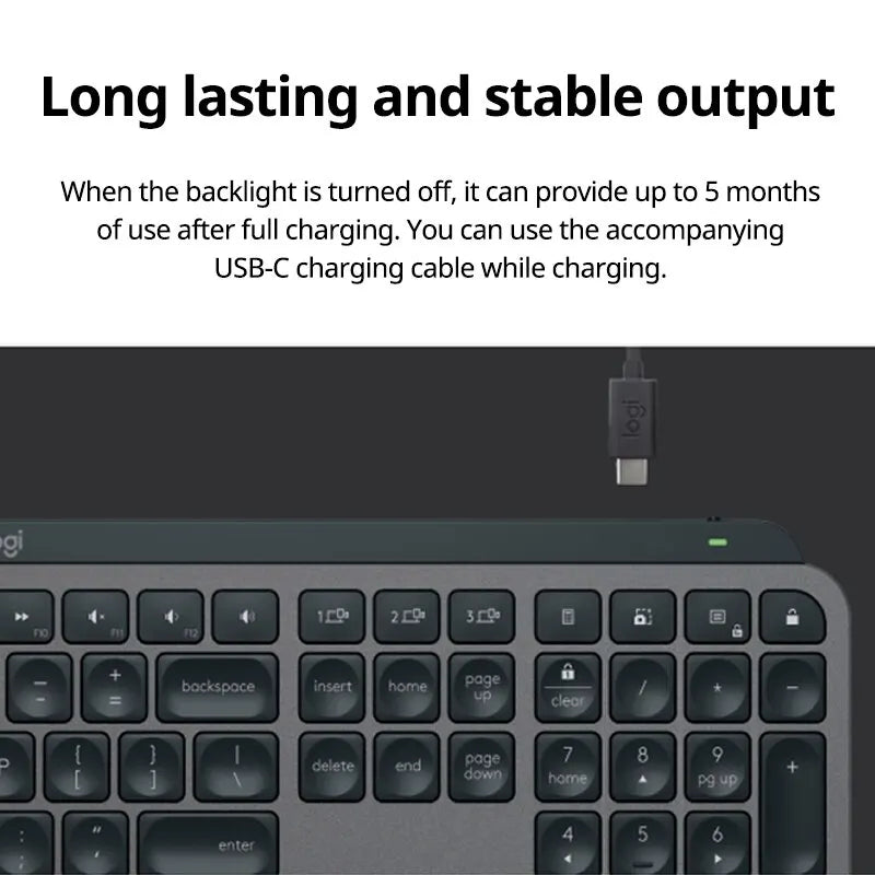 Logitech MX Keys S Wireless Bluetooth Keyboard