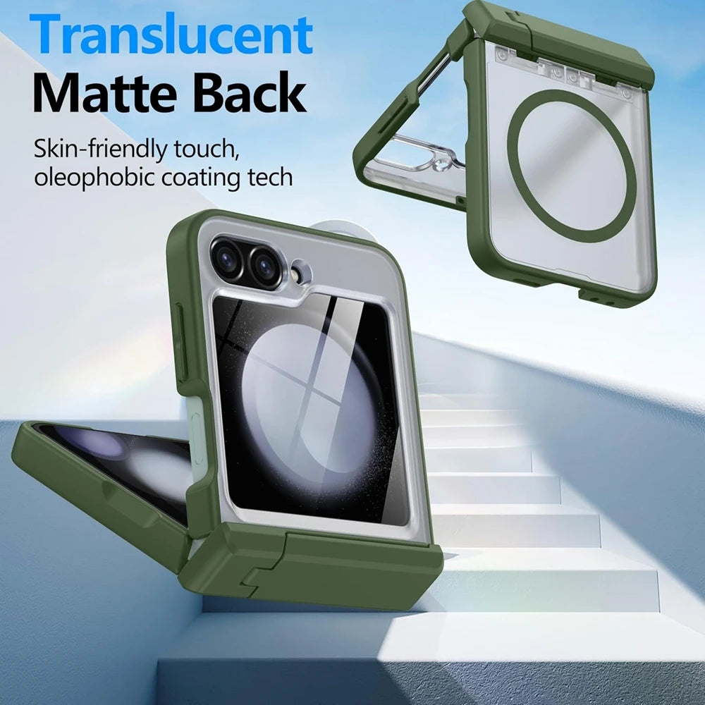 Premium Business Armor Case for Samsung Galaxy Z Flip 6