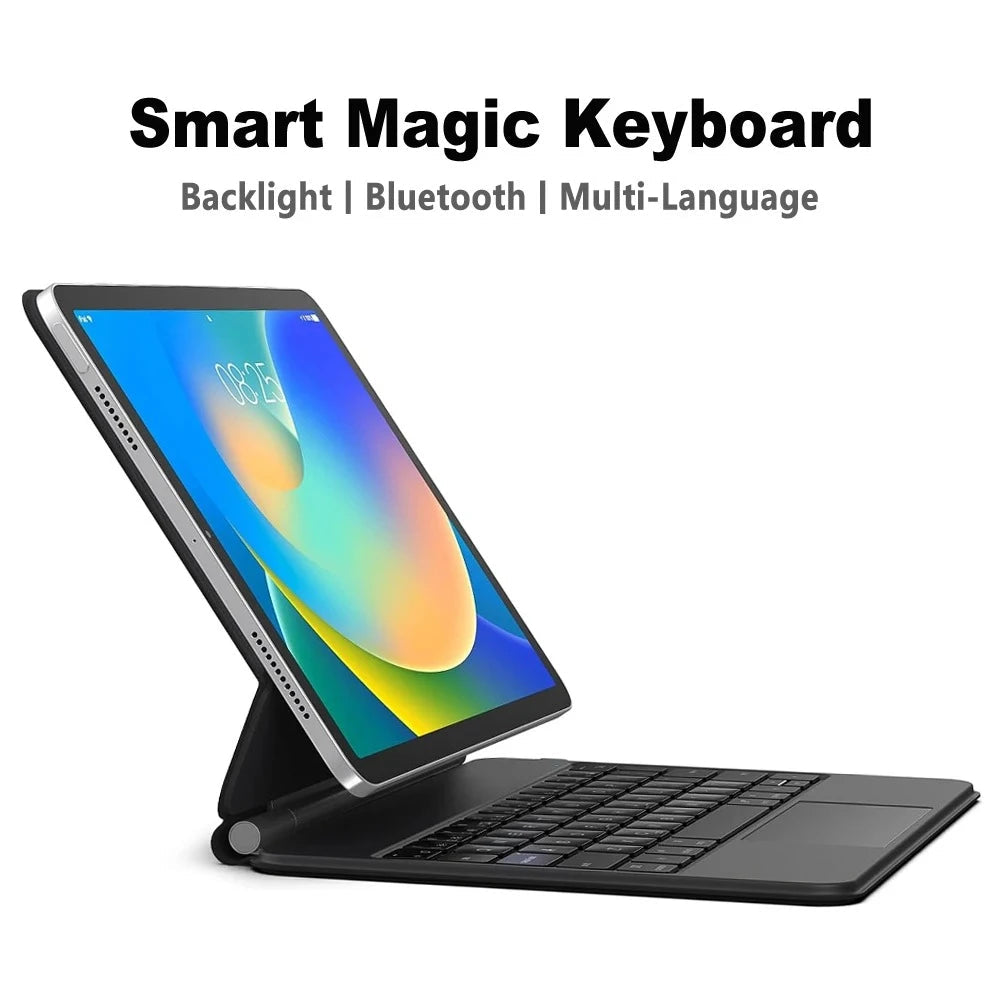 Premium Touchpad Keyboard Cover for iPad Air M2 (2024)