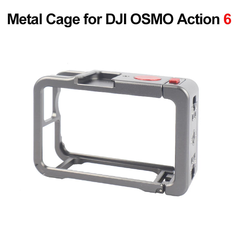 DJI Osmo Action 6 Quick Release Aluminum Frame Case with Accessory Mounts