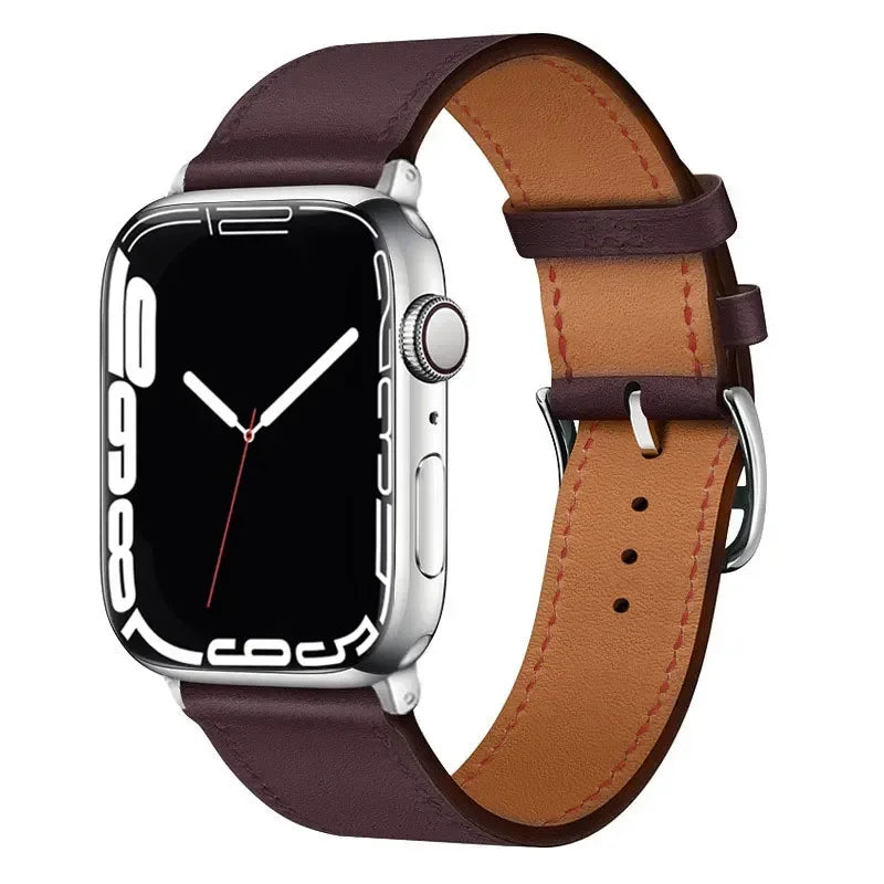 Classic Leather Watch Strap for Apple Watch