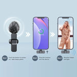 SNZIYAG K10 Wireless Lavalier Microphone