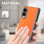 Premium Lychee Texture Magnetic Leather Case for Samsung Galaxy Z Fold 8