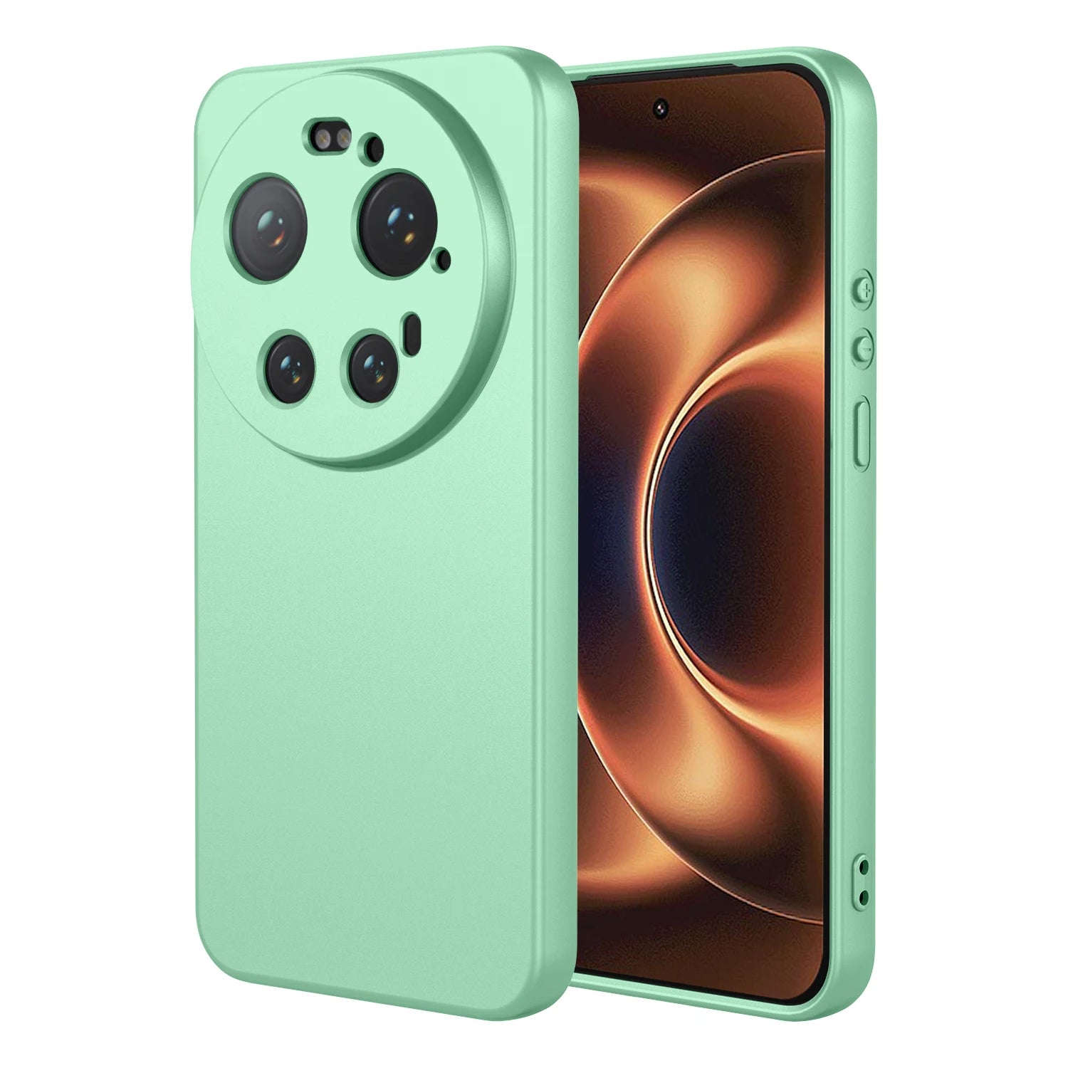 Liquid Silicone Raised Edge Protective Case for Xiaomi 17 Ultra