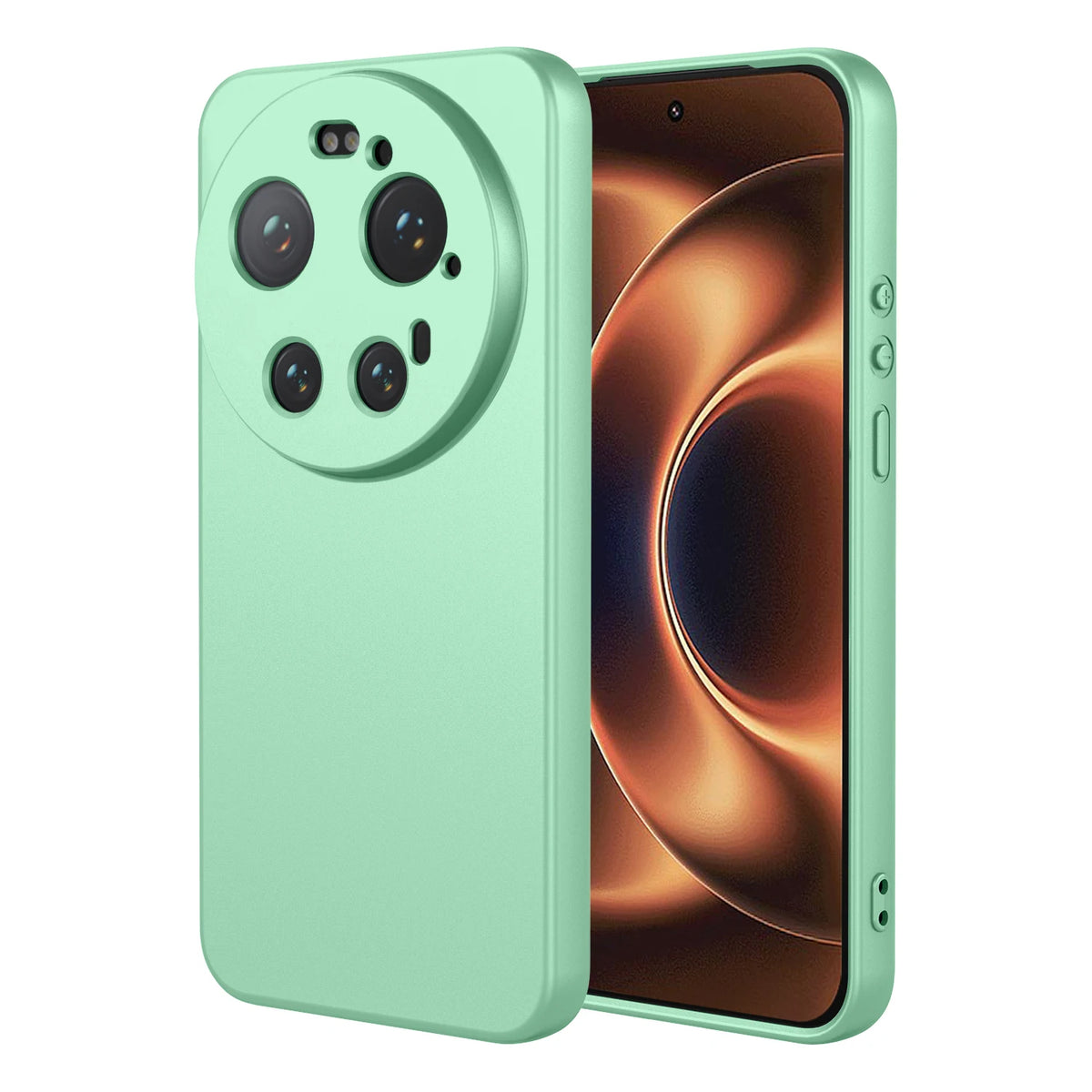 Liquid Silicone Raised Edge Protective Case for Xiaomi 17 Ultra