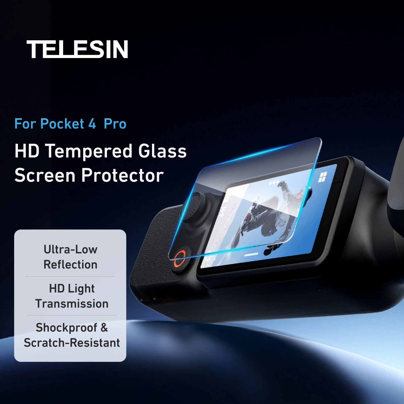 Telesin AR Anti-Reflective Tempered Film Screen Protector
