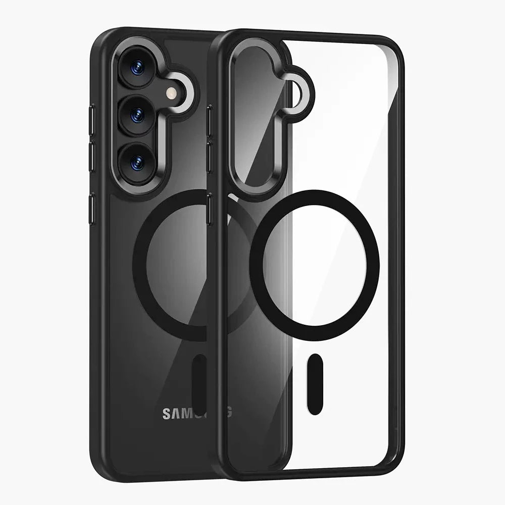 HD Transparent Magnetic Case for Samsung Galaxy S25 Series
