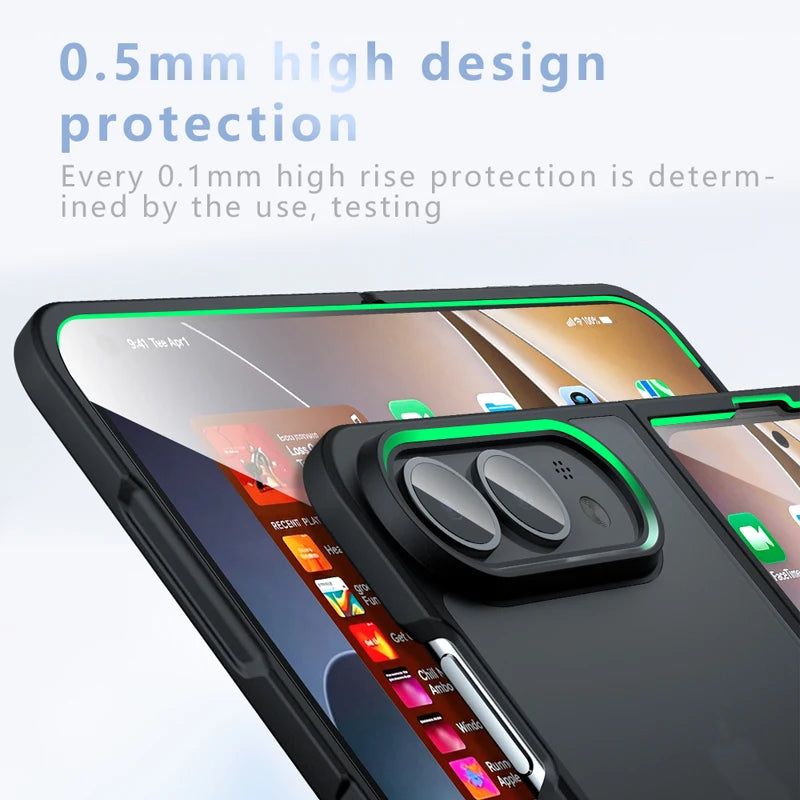 Matte PC+TPU Shockproof Case with Corner Airbag Protection for iPhone Duo