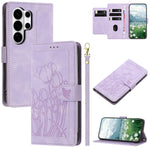 Leather Tulip Wallet Phone Case with Card Slots for Samsung Galaxy S26 Series