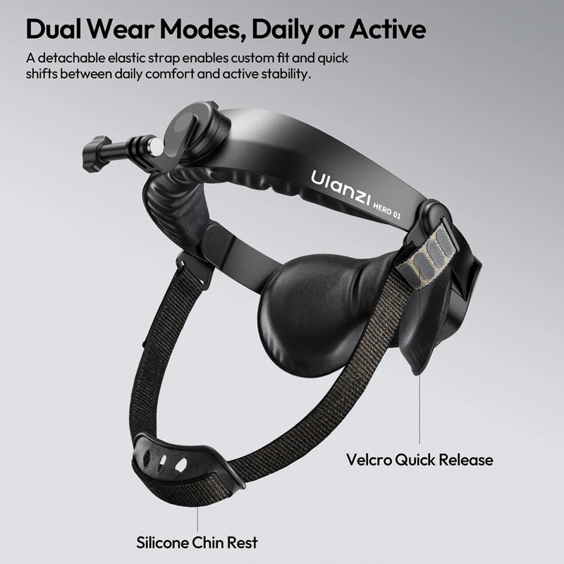 Ulanzi HERO 01 Head Strap Mount for Action Cameras