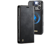 Slim MagSafe Leather Card Wallet Case for iPhone 15 Series