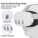 2-Pack Scratch-Resistant Lens Cover for Meta Quest 3 Camera