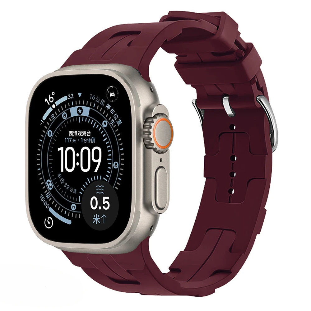 Kilim Design Silicone Band for Apple Watch