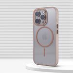 Transparent Silicone Bumper MagSafe Case with Integrated Alignment Ring for iPhone 13 Series