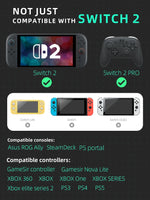 Silicone Thumb Grip Caps for Nintendo Switch 2 Controllers