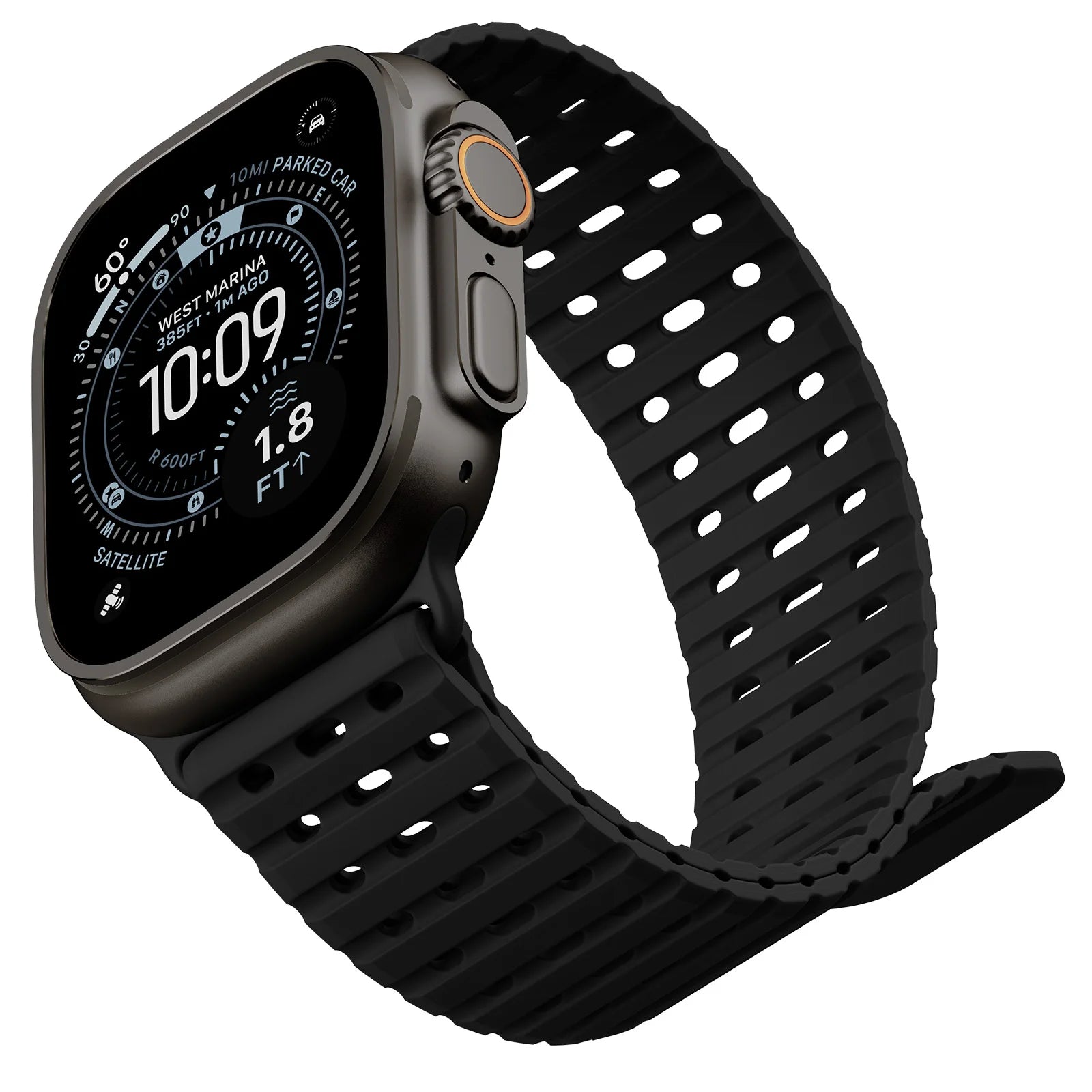 Lightweight Breathable Silicone Strap for Apple Watch