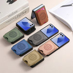 Samsung Galaxy Z Flip 7 Cowboy Style Magnetic Wallet Case with Detachable Bag