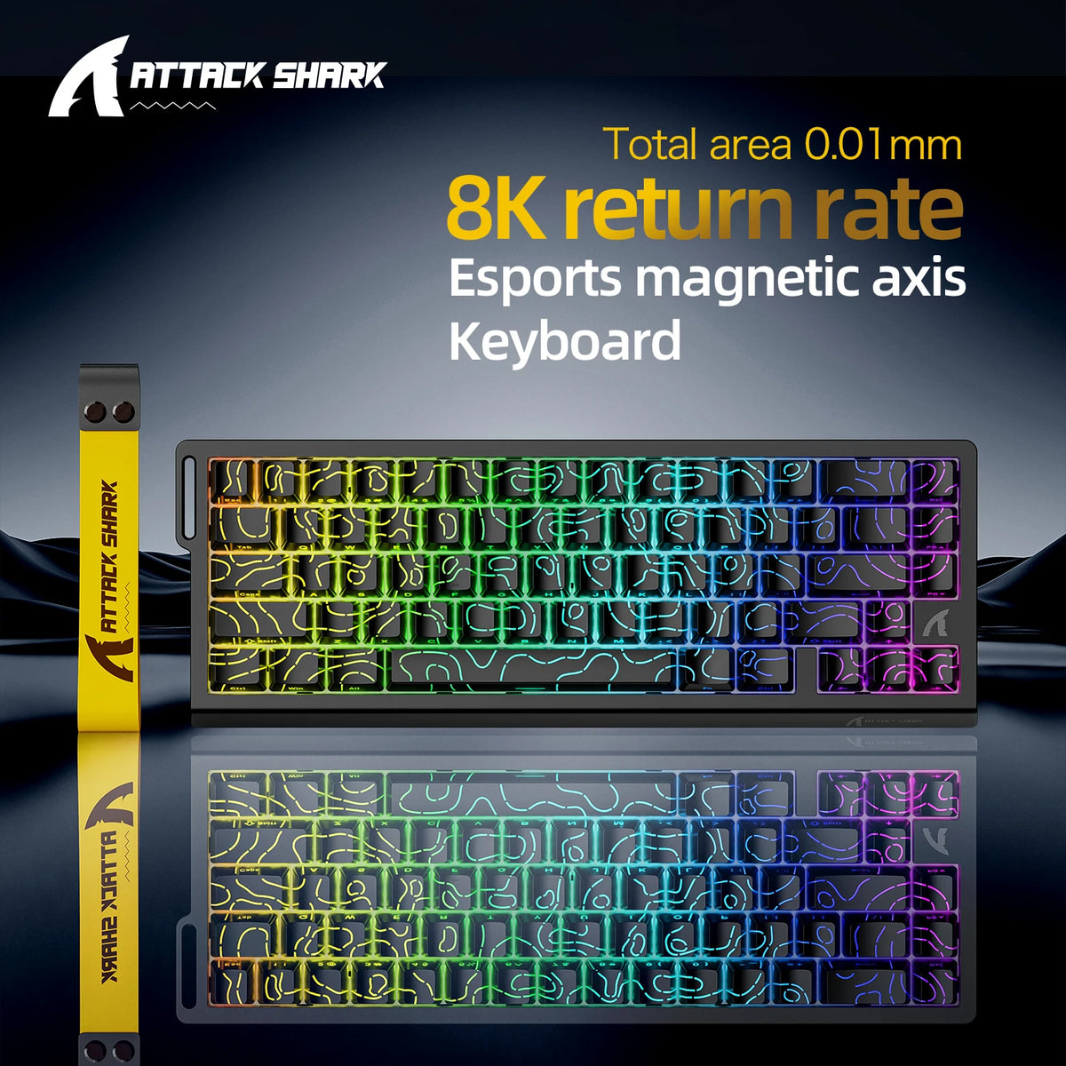 ATTACK SHARK X68HE Pro Gaming Magnetic Keyboard