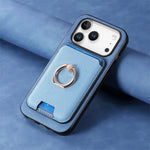 Premium Leather MagSafe Case with Detachable Card Slot for iPhone 17 Series