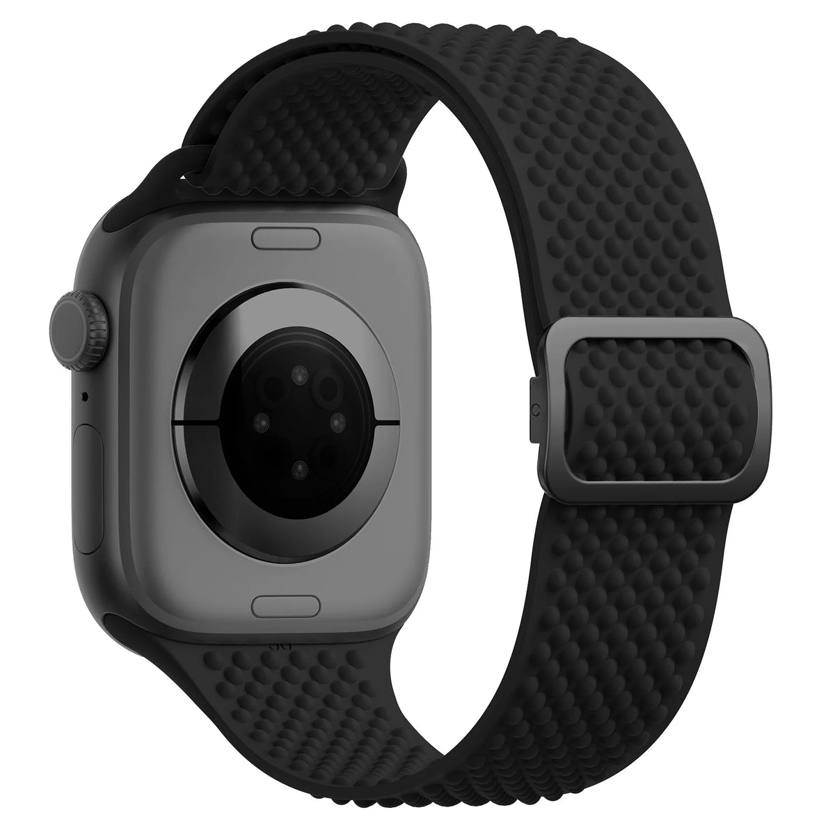 Silicone Sport Band with Adjustable Buckle for Apple Watch