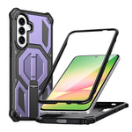 Shockproof PC+TPU Kickstand Case with Magnetic Attachment for Samsung Galaxy A27