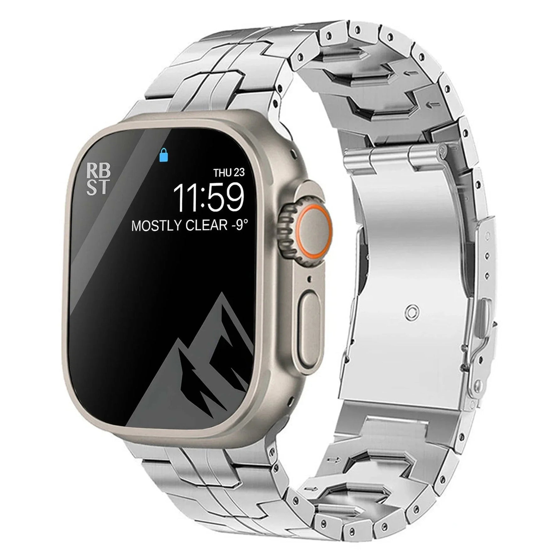 Luxury Titanium Metal Strap for Apple Watch