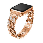 Luxury Cuban Link Jewelry Bracelet for Apple Watch