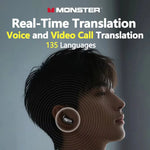 Monster Maxstar MQT52 Bluetooth 5.4 AI Translation Earbuds
