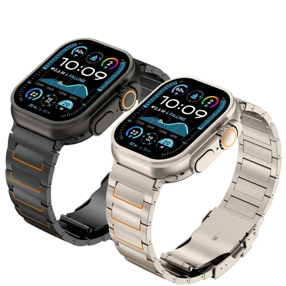 Premium Titanium Link Bracelet for Apple Watch