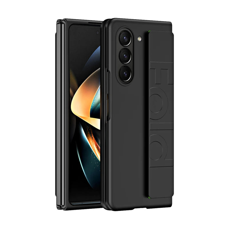 Protective Hard PC Shell with Elastic Wristband for Samsung Galaxy Z Fold 5
