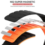 Sport Silicone Band with Magnetic Clasp for Samsung Galaxy Watch 8 / Galaxy Watch 8 Classic