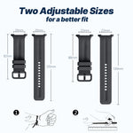 Waterproof Silicone Smartwatch Strap with Perforated Ventilation for Samsung Galaxy Watch 9